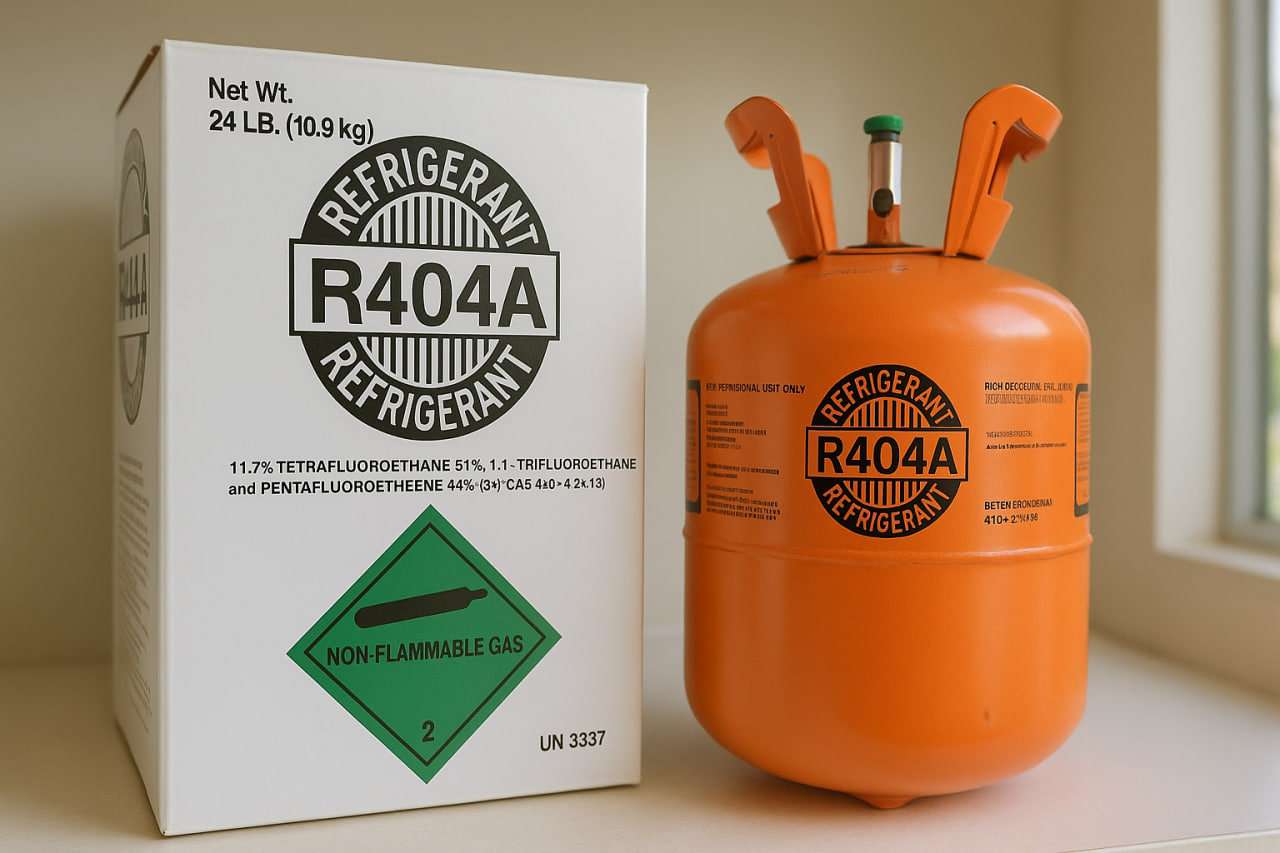 Kältemittel R-404A – Flasche 24 lb (10,9 kg