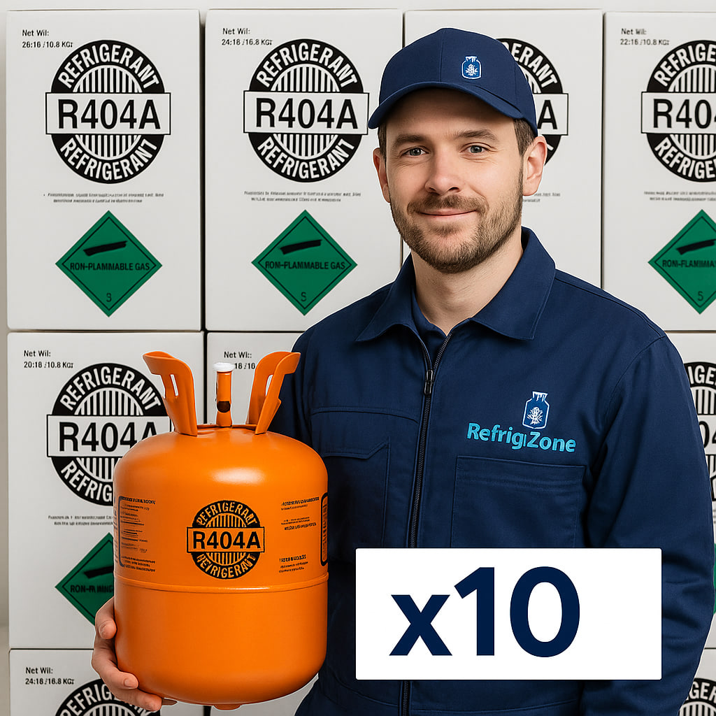 Kältemittel R-404A – Flasche 24 lb (10,9 kg