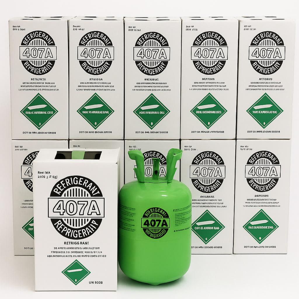 Kältemittel R-407A – Flasche 25 lb (11,3 kg)