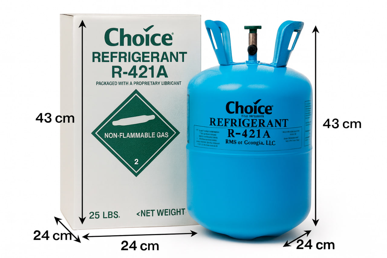 Kältemittel R-421A – Flasche 25 lb (11,3 kg