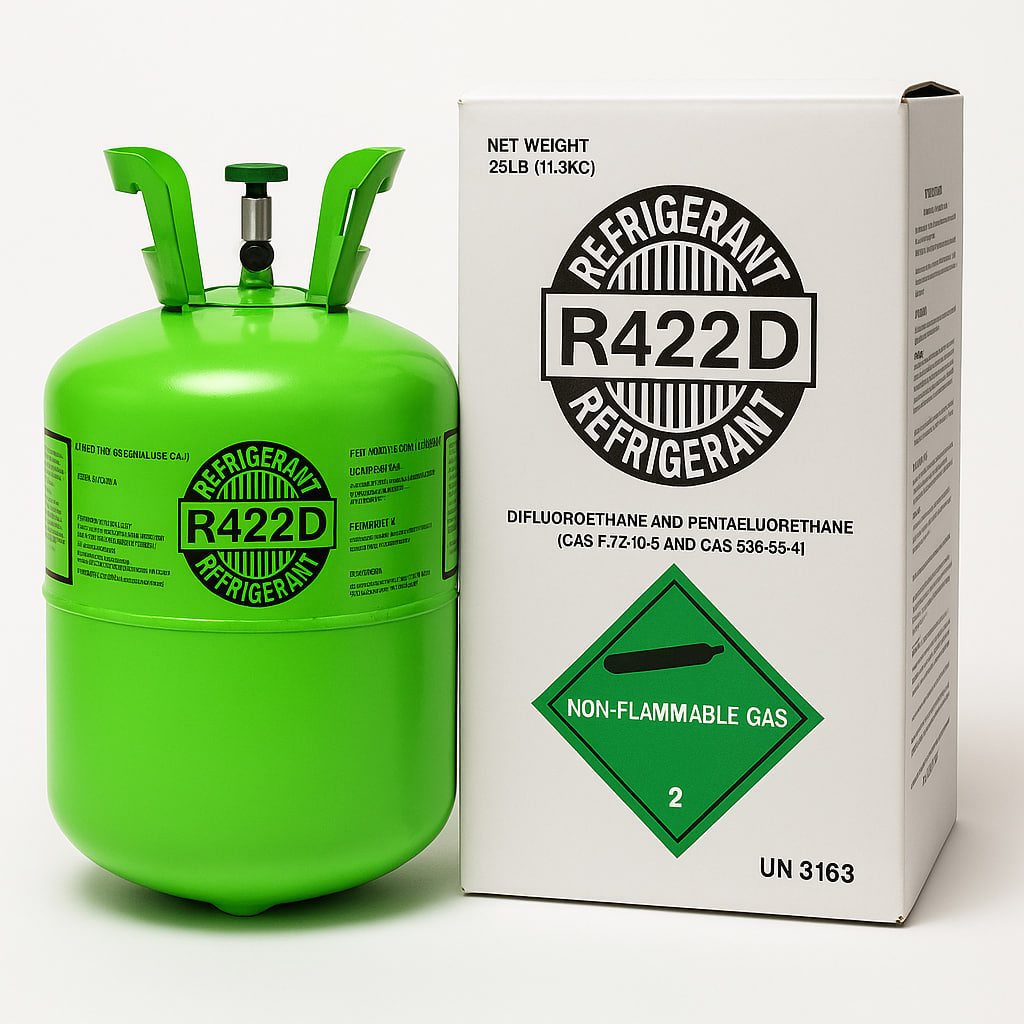 Kältemittel R-422D (MO29) – Flasche 25 lb (11,3 kg)