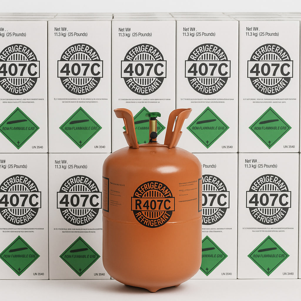 Kältemittel R-407C – Flasche 11,3 kg (25 lb)