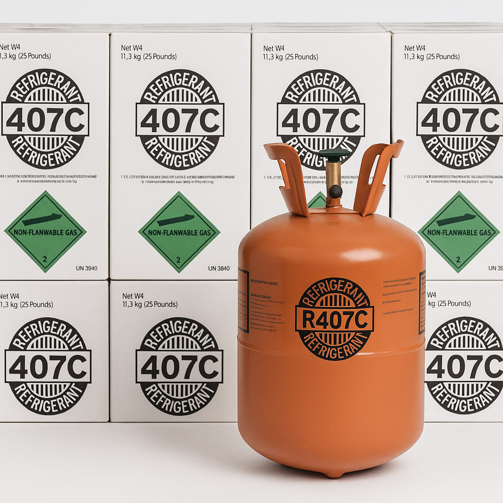 Kältemittel R-407C – Flasche 11,3 kg (25 lb)