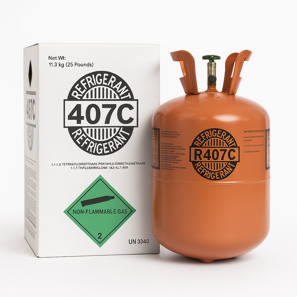 Kältemittel R-407C – Flasche 11,3 kg (25 lb)