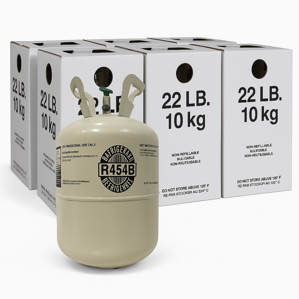 Kältemittel R-454B – Flasche 10 kg (22 lb)