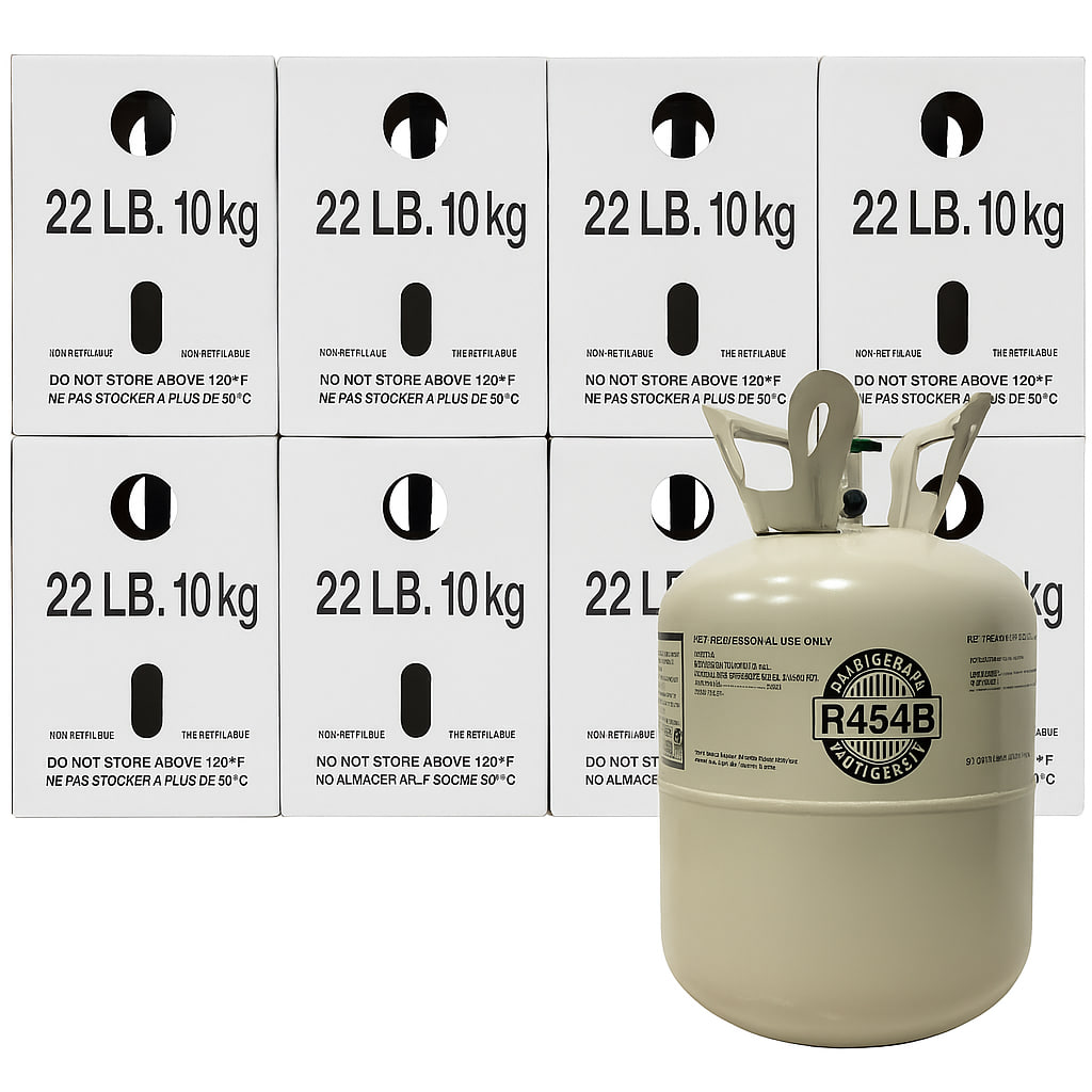 Kältemittel R-454B – Flasche 10 kg (22 lb)