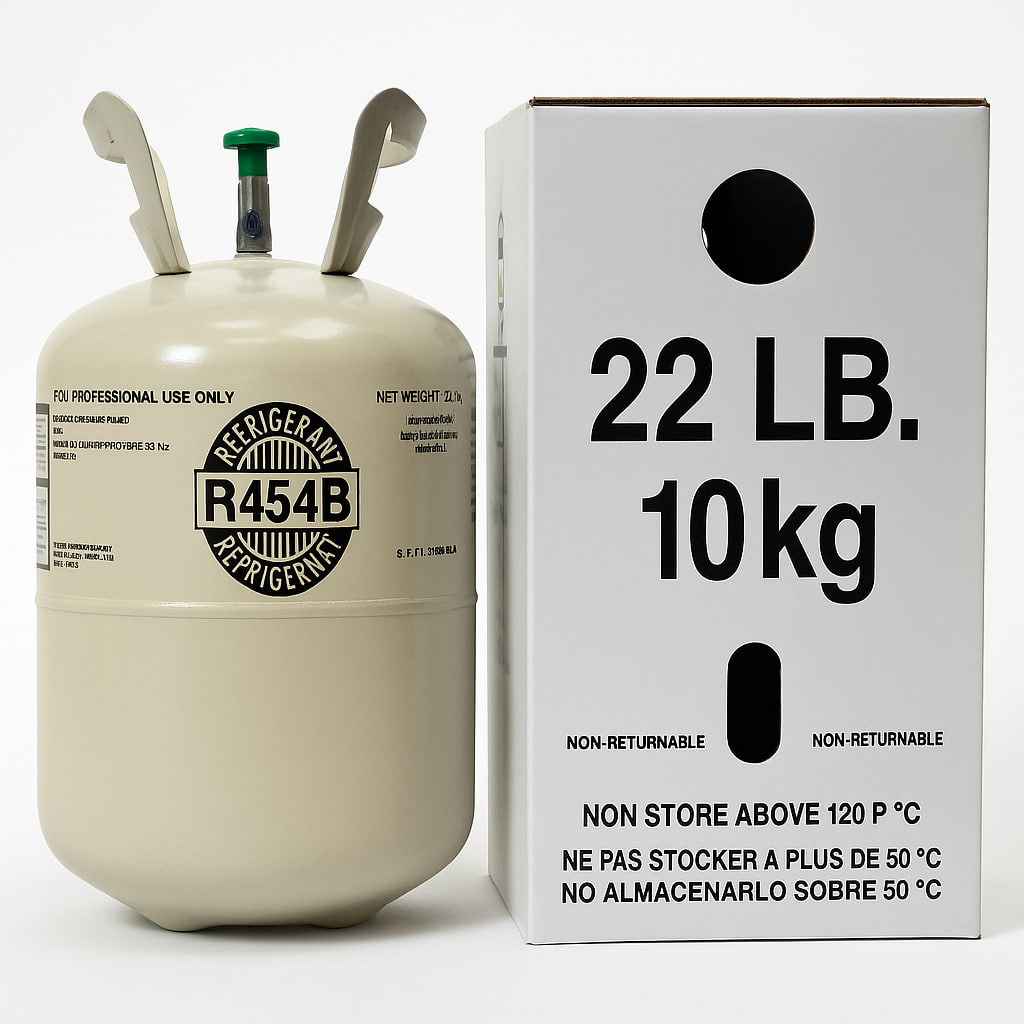Kältemittel R-454B – Flasche 10 kg (22 lb)